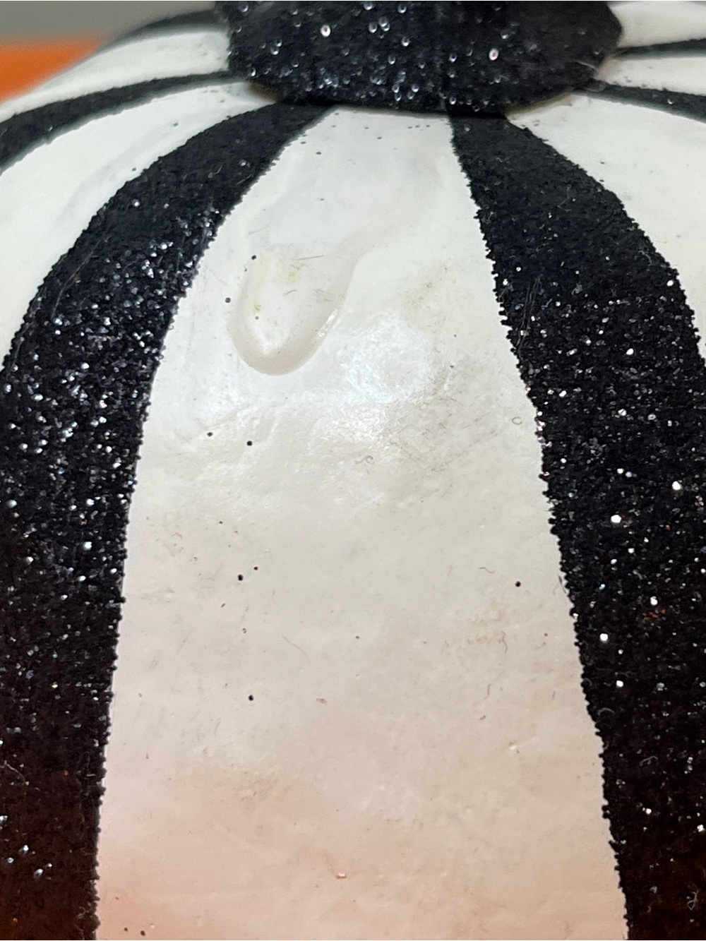 White and Black Decorative Pumpkins - Holiday Tabletop Décor - Picture 5 of 16